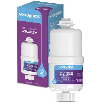 Refil para Purificador Acquabios Acqua Flow 20L/H Branco