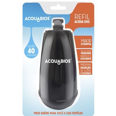 Refil para Filtro Acquabios E05 40L/H Preto