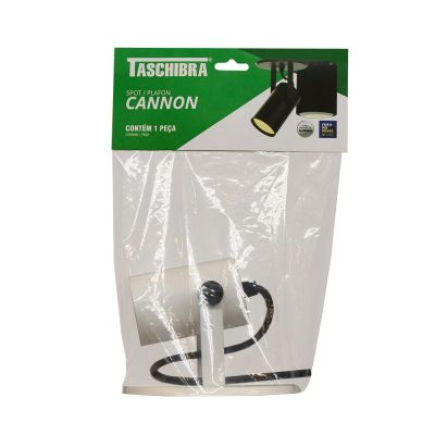 Spot de Sobrepor Móvel Taschibra Cannon MR16 Branco