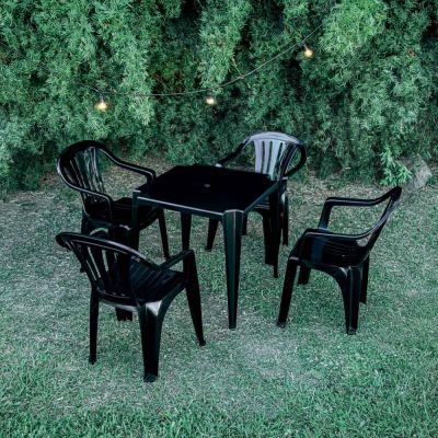 Mesa de Plástico Mor Preta
