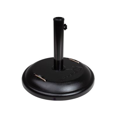 Base para Guarda Sol/Ombrelone Redonda 22kg Preta Mor