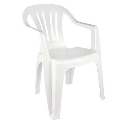 Poltrona Plástico Branca Mor