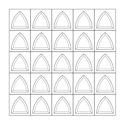 Cobogó Cimentício Arck Parede Cemento Cobogó Terracota 30x30x7 Cimentíssimo