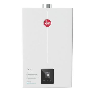Aquecedor de Água a Gás Digital GLP 20l/min Prestige Bivolt Branco Rheem