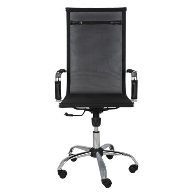 Cadeira de Escritório Work com braços Preto Diagonal