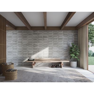 Revestimento Parede Artisan Gris Vintage Retificado Mate 30x90,2 Roca