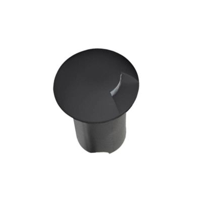 Embutido de Solo Open LED Preto 1w 3.000k Luz Branco Quente Blumenau Iluminação