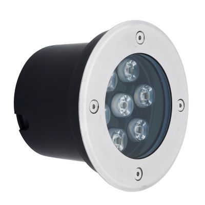 Balizador para Embutir Inox 7W Verde Gaya
