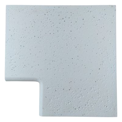Borda Boleada Canto 90º Via Acqua Bianco 32,5x32,5x2 Cimentíssimo