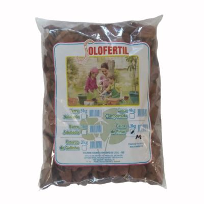 Casca Pinus Média Solo Fértil 1,3kg