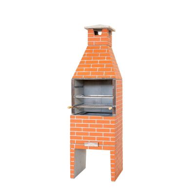 Churrasqueira Pré Moldada Tijolinho 65 cm  Vermelho Primus
