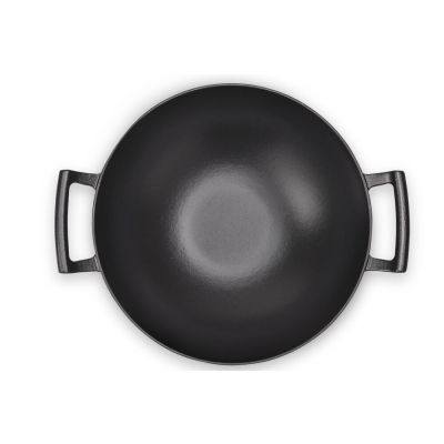 Wok Saute com Tampa 4,4L Preta Brinox