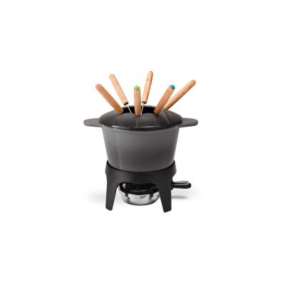 Jogo Fondue Sauté 10 Peças Preta Brinox