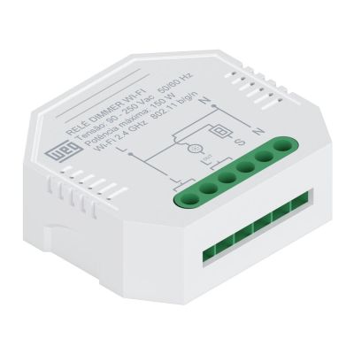 Relés Dimmer Wi-fi Whome Branco Ártico Weg