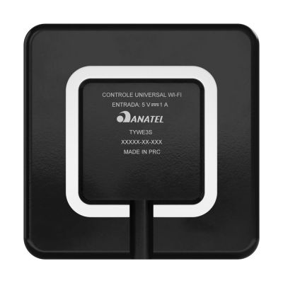 Controle Universal Smart Wi-fi Whome Preto Brilho Roma