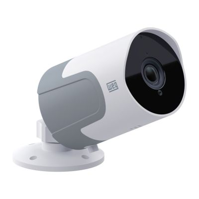Câmera de Segurança Full HD Externa Branco Weg