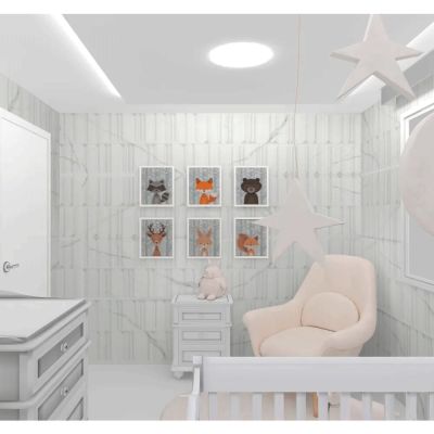 Porcelanato Lacombe Statuario Branco Retificado Acetinado 62x121 Damme