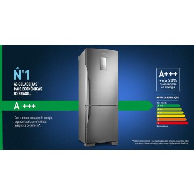 Geladeira Frost Free 480L NR-BB71GVFB A++ Aço Escovado Panasonic
