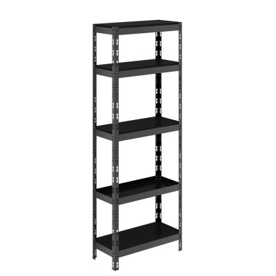 Estante Stronger com 5 prateleiras de aço 1,80x680x300 Preto Multivisão