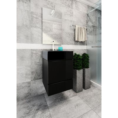 Kit Balcão Versalhes 68 Preto Fosco Venturi