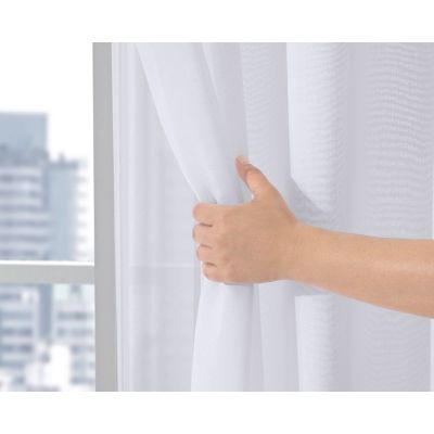 Cortina Duplex Bellini 3,00x2,30m Branca Bella Janela