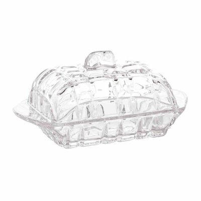 Manteigueira Deli Cristal Transparente 17x10,5 Coliseu