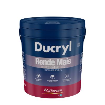 Tinta Ducryl Standard 18L Branco Fosco Renner