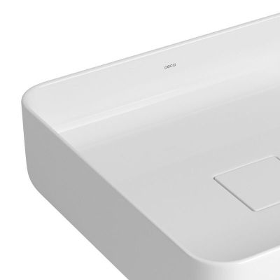 Cuba para Banheiro de Apoio Quadrada Slim 40x40 Branco Gelo L.11040.17 Deca