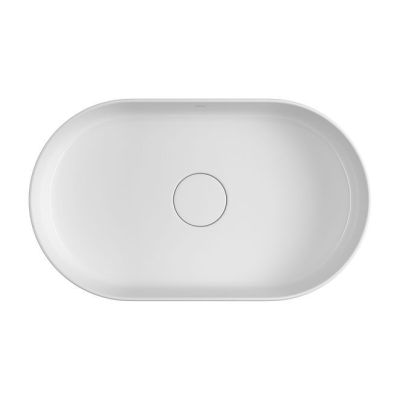 Cuba para Banheiro de Apoio Oval Slim 50x29,5 Branco Gelo L.14050.17 Deca