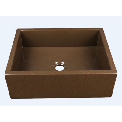 Cuba para Banheiro de Apoio Rubi 40x30 Marrom Fosco Venturi
