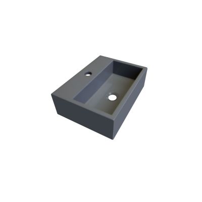 Cuba para Banheiro Safira 40x30cm Chumbo Fosco Venturi