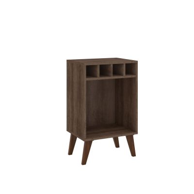 Mesa Lateral com Garrafeiro 43,8x71x32 Rustico Movelbento