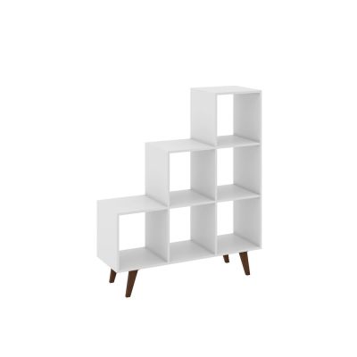 Estante 6 Nichos 104,5x123,5x35 Branca Movelbento