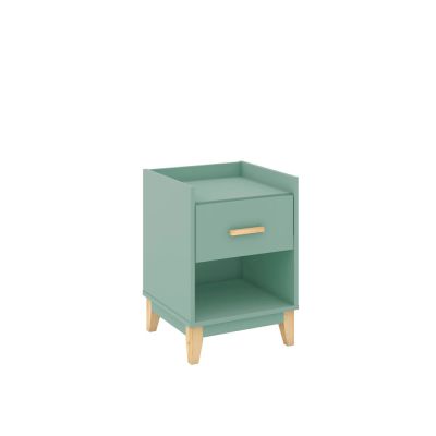 Criado Mudo Mesa de Cabeceira 1 Gaveta 40x56x38,5 Oliva Movelbento