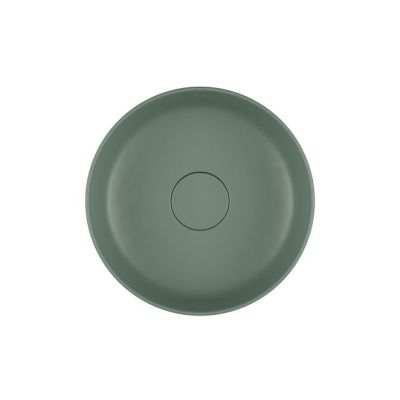 Cuba para Banheiro de Apoio Redonda Slim 30cm Verde Sálvia L.12030.49 Deca