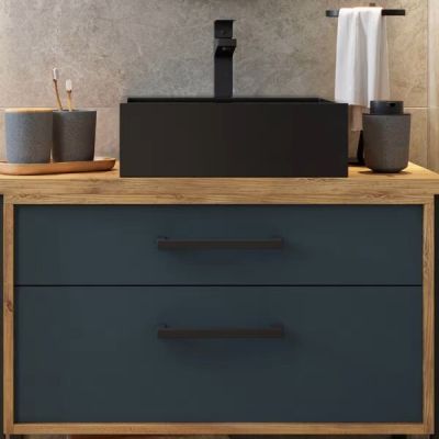 Misturador Monocomando para Lavatório Taut Bica Baixa Black 1/2" Kohler