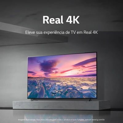 Smart TV LED 60" UHD 4K 60UQ8050PSB Bivolt Preto LG