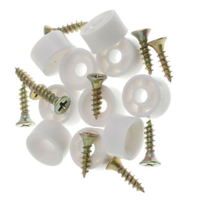 Suporte Zamac para Prato 10x15mm Branco Bemfixa