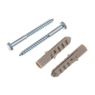 Bucha Sextavado Com Parafuso 8mm Cinza Bemfixa
