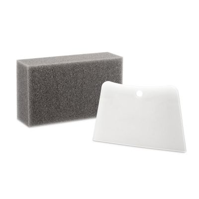 Espátula Plástica e Kit para Rejunte Cinza Condor