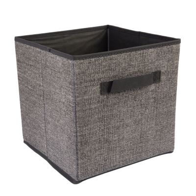 Organizador Multiuso de Tecido 27x27x27cm Cinza Casa&Ideia