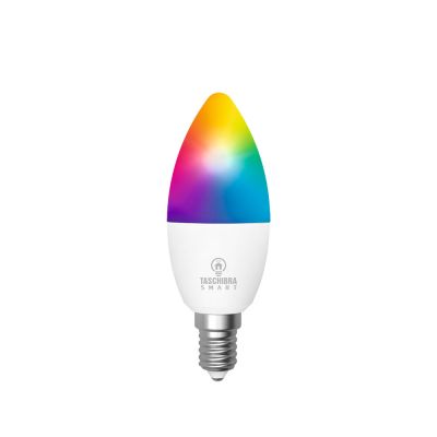 Lâmpada de Led Vela Smart Wi-fi RGB Branco Taschibra