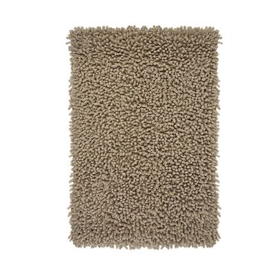 Tapete para Banheiro Chenille 40x60cm Bege Casa&Ideia