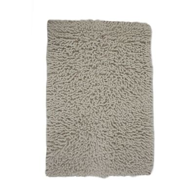 Tapete para Banheiro Chenille 40x60cm Branco Casa&Ideia