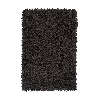 Tapete para Banheiro Chenille 40x60cm Cinza Casa&Ideia