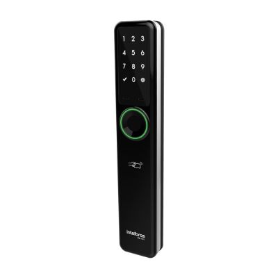 Fechadura Inteligente Izy Smart de Embutir Sem Maçaneta IFR 7001 Preto Intelbras