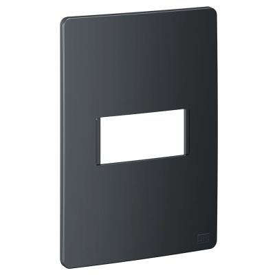 Placa 4x2 1 Seção Esatta Grafite Escuro Weg