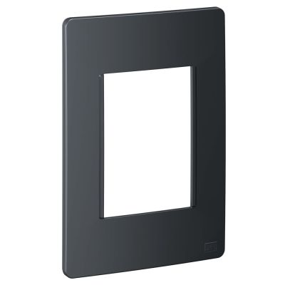 Placa 4x2 3 Seções Esatta Grafite Escuro Weg