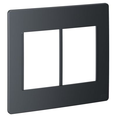 Placa 4x4 6 Seções Esatta Grafite Escuro Weg