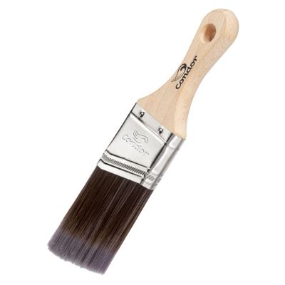 Pincel Trincha Sintética Angular Profissional Cabo Curto Condor
